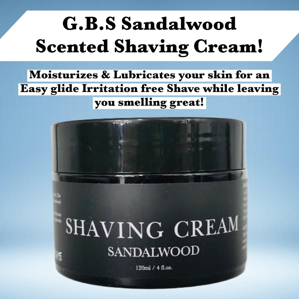 G.B.S Travel Shaving Kit- Steel Razor and Brush Stand, Chrome Double Edge Safety Razor + Leather Head Sleeve, Shave Brush + Travel Tube, Sandalwood Shaving Cream and Men's Toiletry Bag with Handles