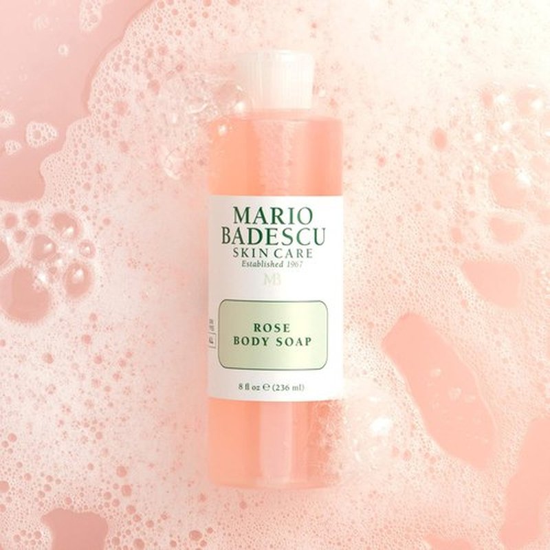 Mario Badescu Rose Body Soap - Pampering Shower Gel for Hydrated Skin | 8 fl. oz. | Floral Scent