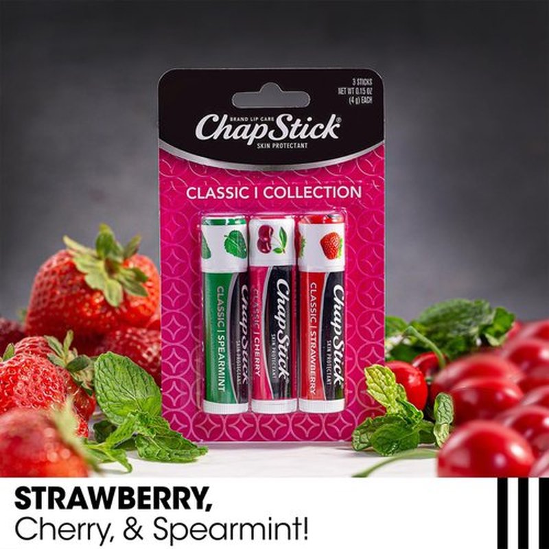 ChapStick Lip Balm, Sweet & Fruity Flavors + SPA & Classic Collections, 15-Pack – Includes Strawberry Remix, I Love Summer & Tropical Paradise & More, Birthday Gifts, Party Favors, 0.15 Oz
