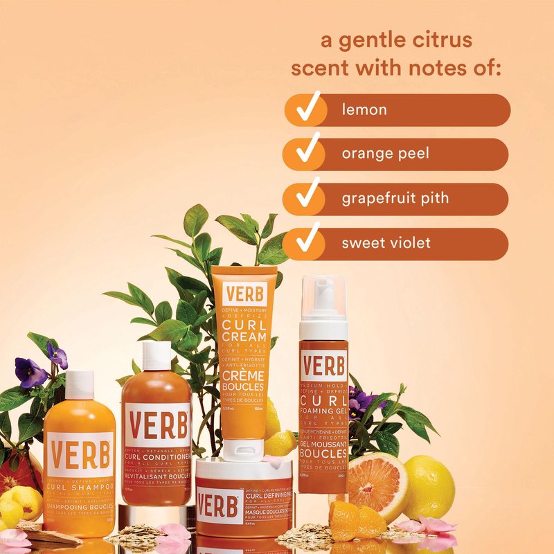 VERB Curl Conditioner, 12 fl oz - Soften, Define + Hydrate - Frizz Control + Curl Retention - Vegan, No Parabens or Harmful Sulfates