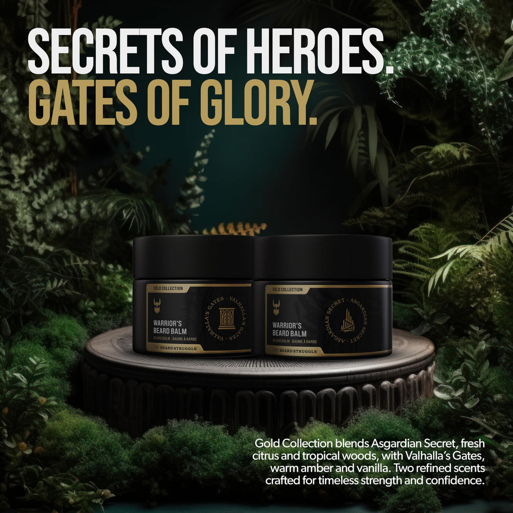 The Beard Struggle - Warrior's Beard Balm - 50g / 1.76 US. oz. Warrior-Glass Jar