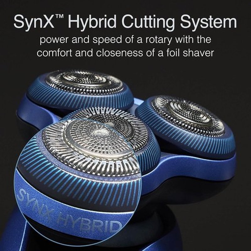 Remington Limitless X7 Shaver - Titanium Blades & Power Sense Tech | Advanced Foil Rotary Electric Shaver for Sensitive Skin, 100% Waterproof