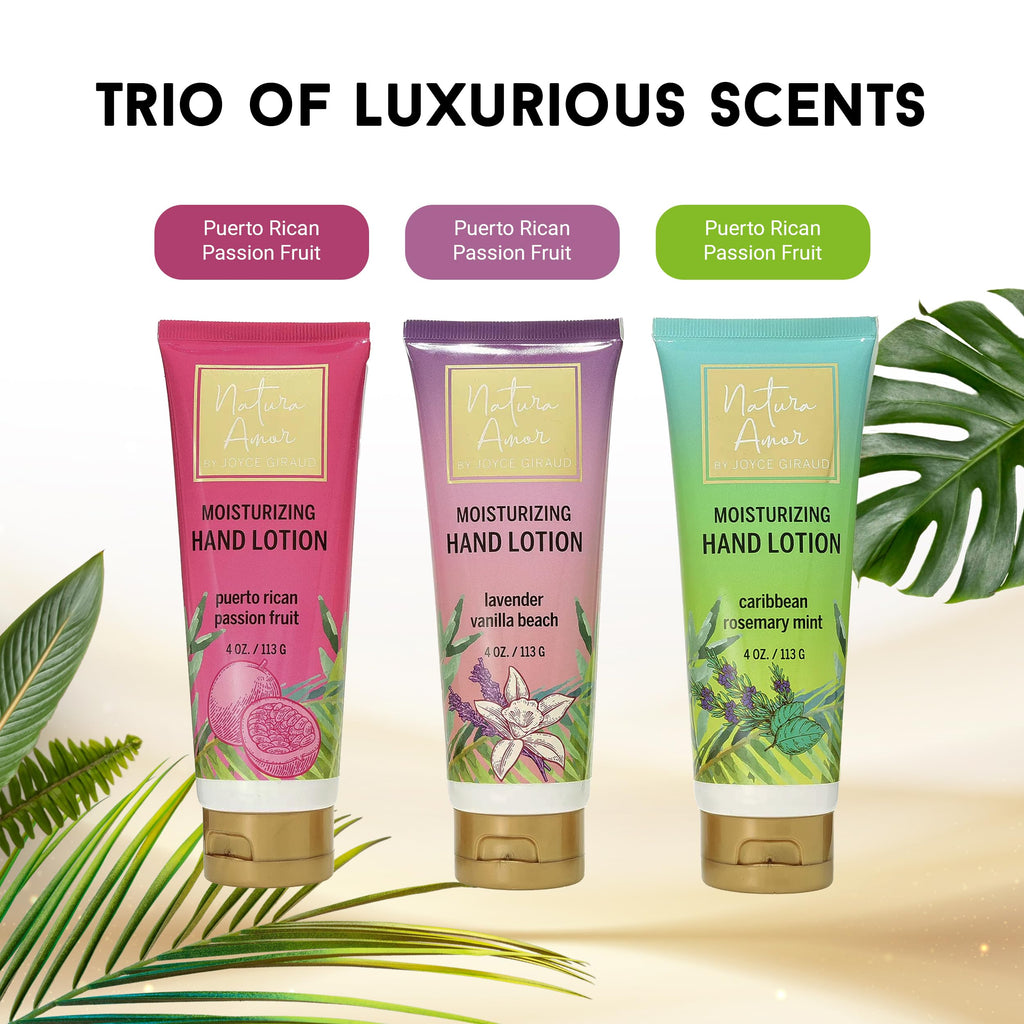 Miracle Elixir Collection Joyce Giraud Moisturizing Hand Lotion for Dry Hands, Lavender Vanilla Beach, Non-Greasy, 4 Oz