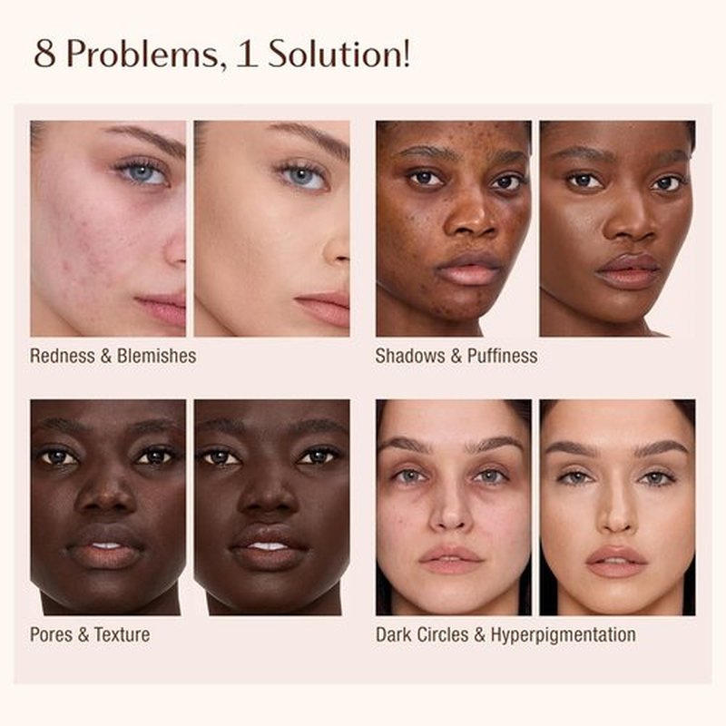 Charlotte Tilbury AIRbrush Flawless Blur Concealer - Longwear, Hydrating & Crease-Proof Coverage for Dark Circles & Blemishes