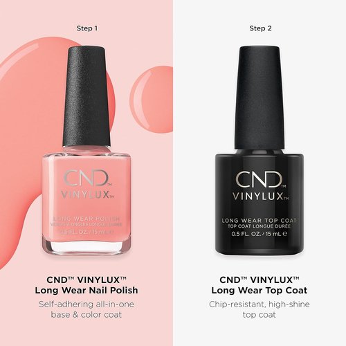 CND Vinylux Nail Polish - Longwear Coral Color with Gel-Like Shine | Chip Resistant, 0.5 Fl Oz
