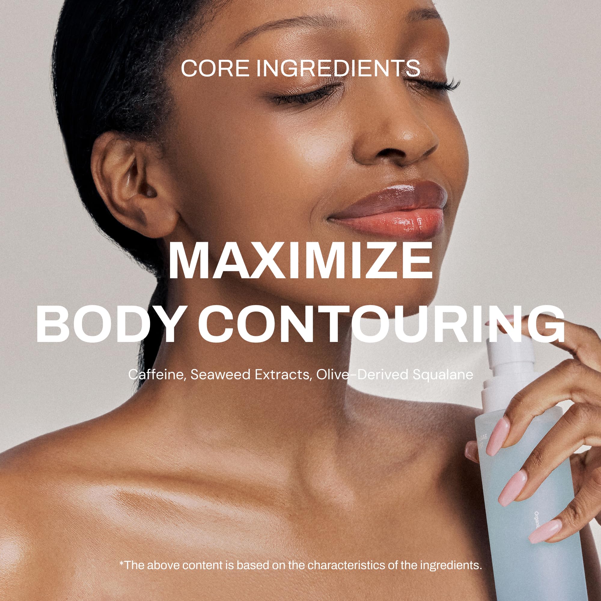 Whamisa Organic Algae Body Mist – Contouring, Fermented Ingredient Formula for Glossy Skin, Body Spray, Deep Hydration, Moisturizer for Dry Skin, Korean Skin Care (160ml)
