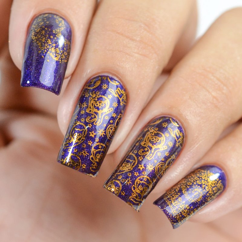 Whats Up Nails - Galaxy Plates 2 Pack (B011, B068) for Nail Art Design
