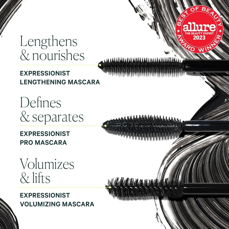 Well People Expressionist Lengthening Mascara - Nourished, Long-Lasting Lashes | Vegan & Cruelty-Free, Black