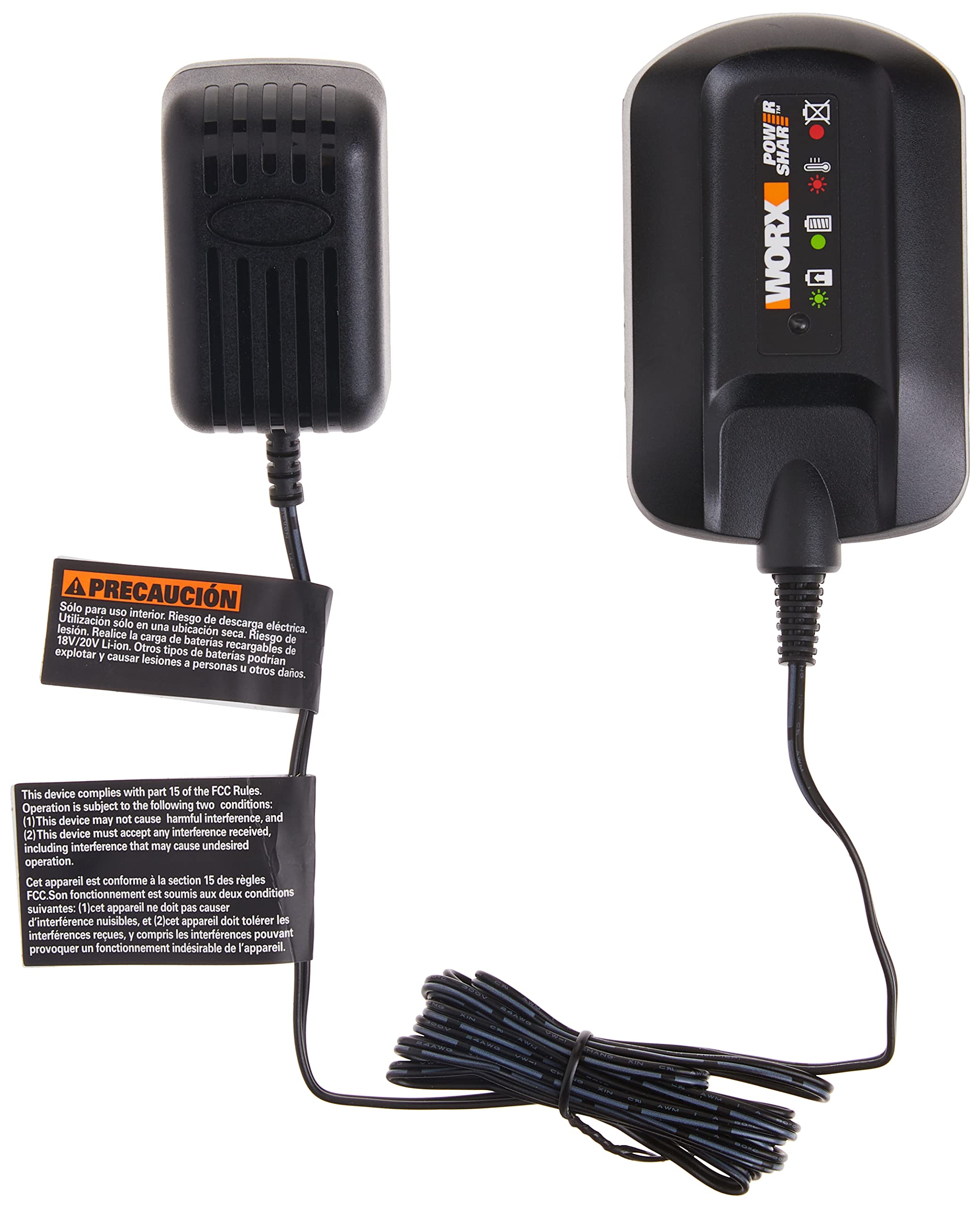 WORX WA3742 3-5 Hour Charger for 20V Lithium Ion Batteries