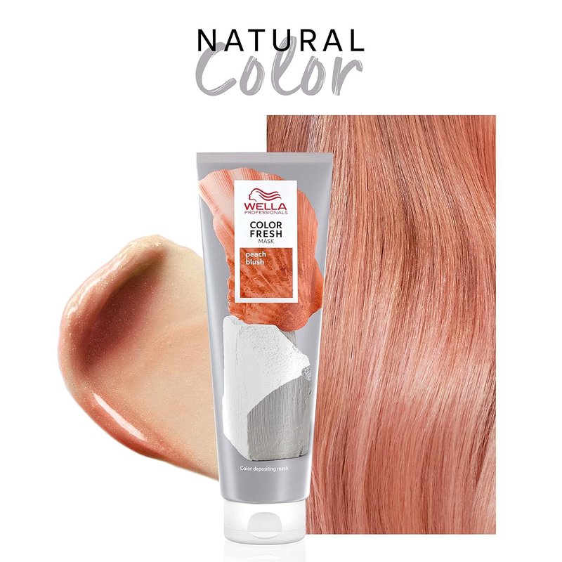 Wella Color Fresh Mask - Color-Depositing Hair Mask for Vibrant, Refreshed Color | Vegan Formula with Avocado Oil | 5 Fl Oz