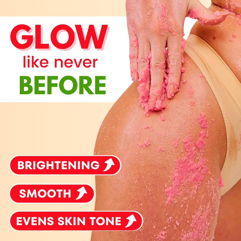Bikini Area Exfoliator Pack 2-2% Kojic Acid Vitamin C & 7% AHA/BHA Even Skin Tone, Radiance & Glow Skin & Ingrown Hair for Rectum Intimate Butt Underarm