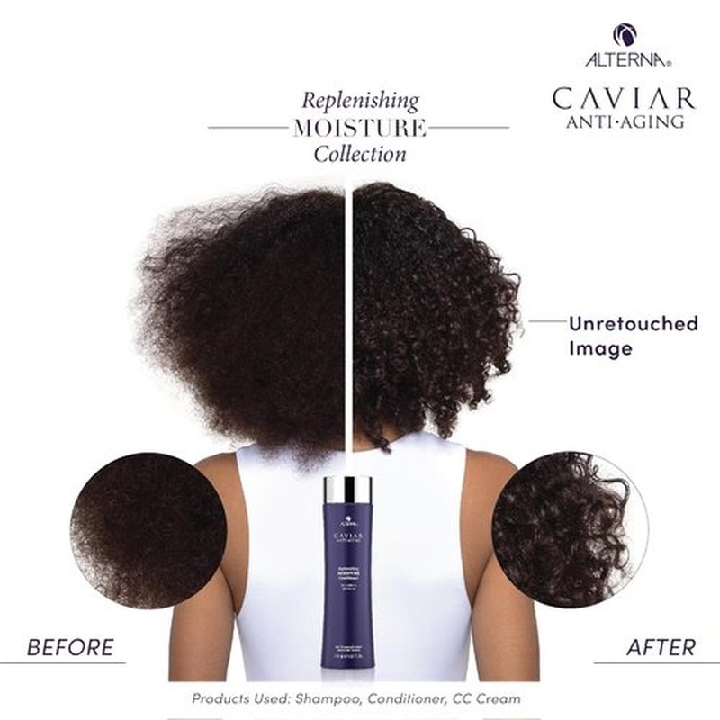 Alterna CAVIAR Anti-Aging Moisture Shampoo - Hydrates & Restores Dry, Brittle Hair | Sulfate Free