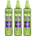 Garnier Fructis Curl Shape Defining Spray Gel - No Frizz Formula, 8.5 Fl Oz, 3 Pack