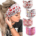 IDDFEVE 4Pcs Valentine's Day Headbands for Women - Heart Love Holiday Hair Bands, Festive Gift Hair Accessories(Balloon)