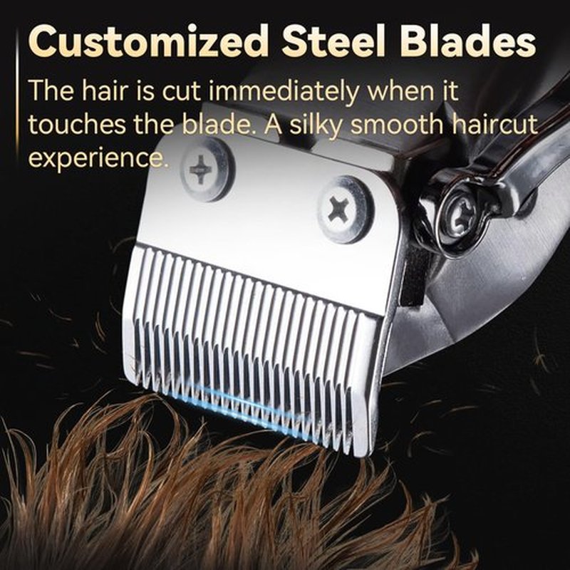Professional Hair Clippers and Trimmers Set for Men, Cordless Rechargeable Electric Hair Clippers for Hair Cutting, Haircut Clipper for Barber, Men's Gifts for Husband, Barbers, Father