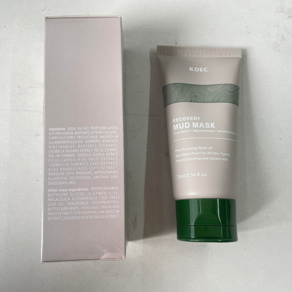 Reepic Cosmer Recovery Mud Mask - Clay Mask - Body Mud Hydrating & Deep Pore Tightening Face Mask, Natural Purifying Clay - Korean Wash Off Body Facial Mud Mask