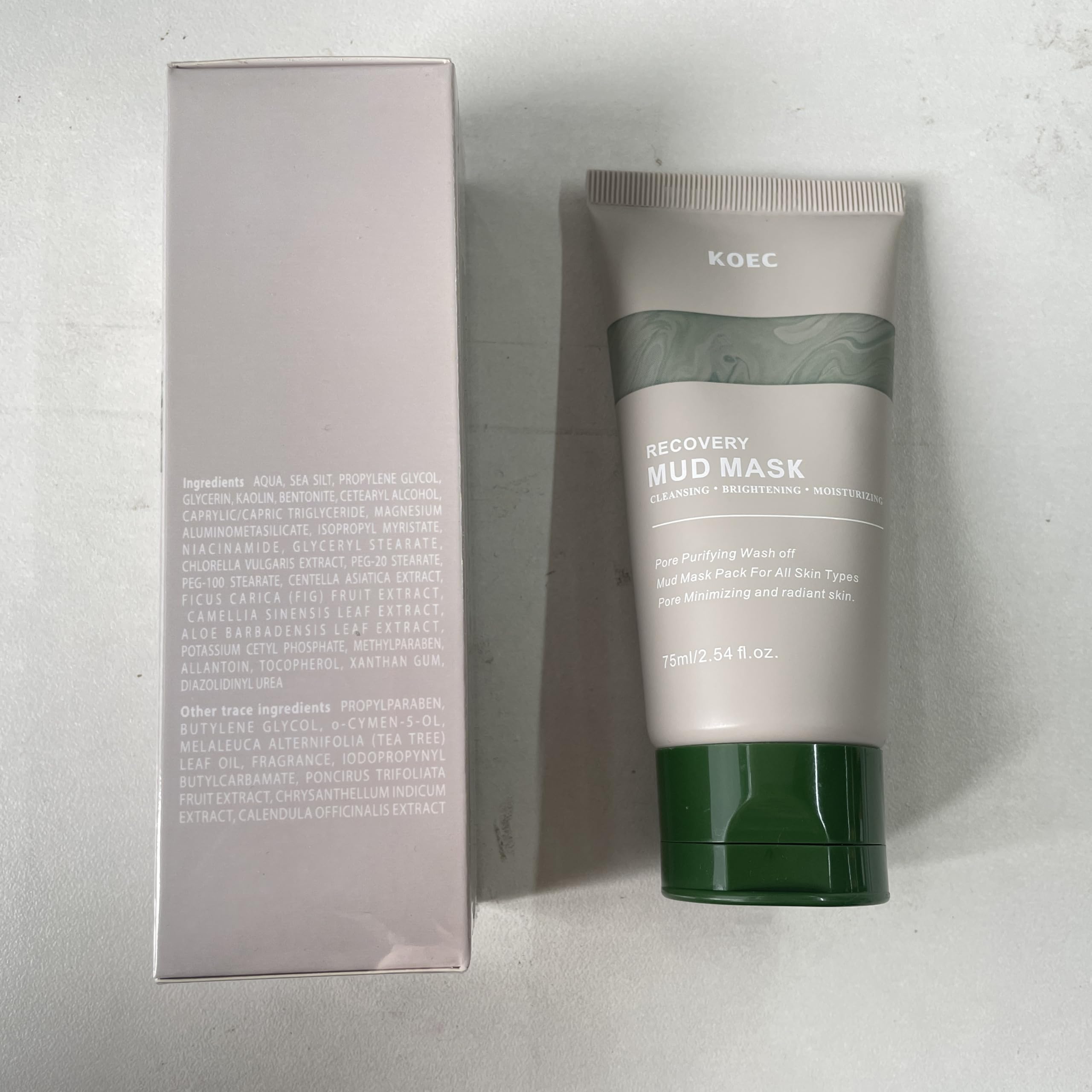 Reepic Cosmer Recovery Mud Mask - Clay Mask - Body Mud Hydrating & Deep Pore Tightening Face Mask, Natural Purifying Clay - Korean Wash Off Body Facial Mud Mask
