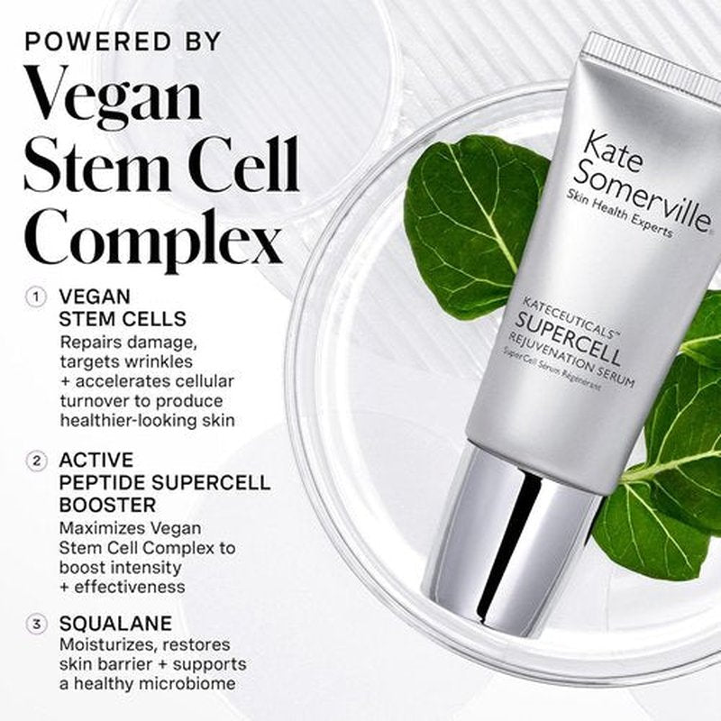 Kate Somerville KateCeuticals® SuperCell Rejuvenation Peptide Serum - Repair Damaged Skin & Reduce Fine Lines, 1 Fl Oz