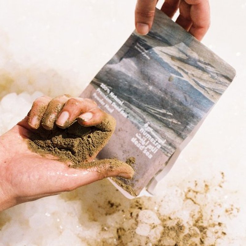 Numeira Dead Sea Mud Powder 100% Pure Cosmetic Clay Powder Rich in Minerals - Gentle Face Exfoliator Powder for Deep Cleansing, Body Scrub, or Clay Mud Mask - Pore Cleansing & Skin Detox - 1kg