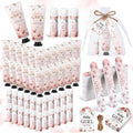 Leelosp 50 Sets Baby Shower Favors for Guests Baby Shower Hand Cream and Lip Balm Bulk Gift Set Thank You Gift Travel Size Hand Lotion Lip Balm with Nail File Party Favors