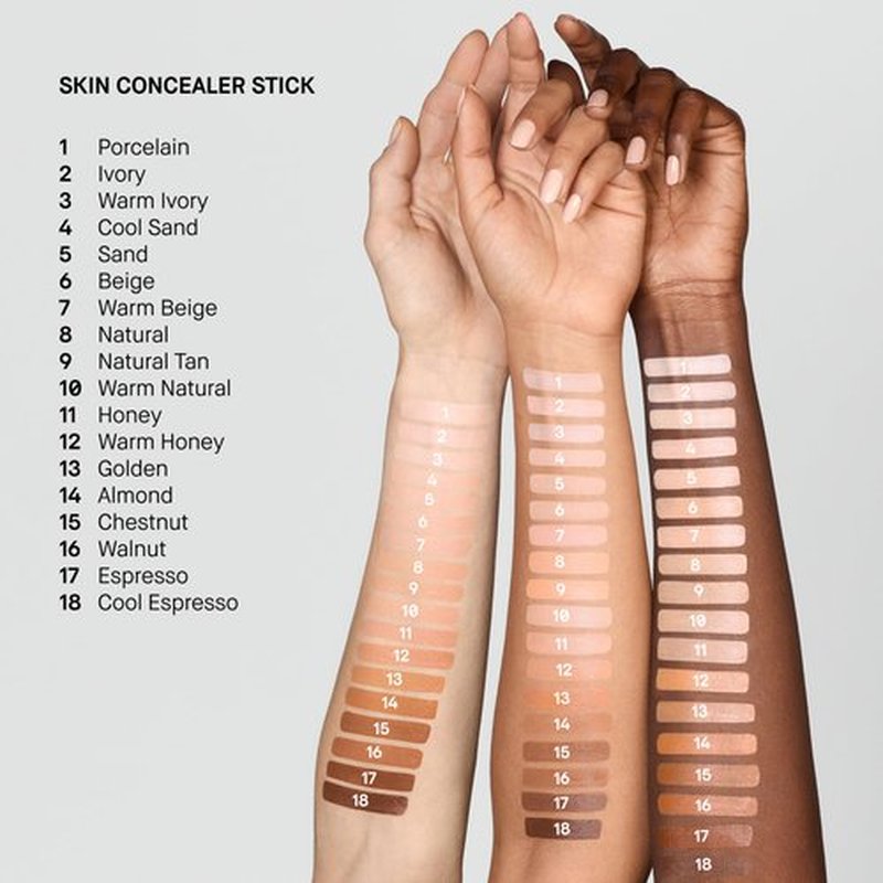 Bobbi Brown Skin Concealer Stick | Long-Lasting Cream Concealer for Dark Circles & Discoloration | 12-Hour Wear, 0.11 Ounce, Cool Sand
