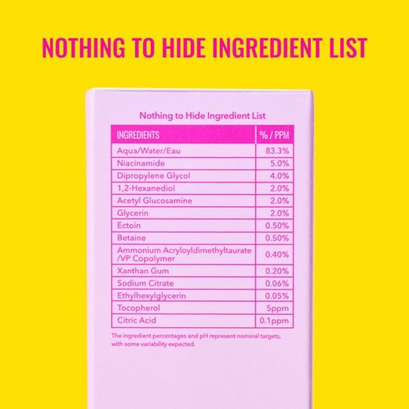 Good Molecules 5% Niacinamide Serum with Ectoin - Ultra Hydrating Serum to Target Enlarged Pores and Blemishes - Moisturizing, Pore Minimizer for Face - Skin Care