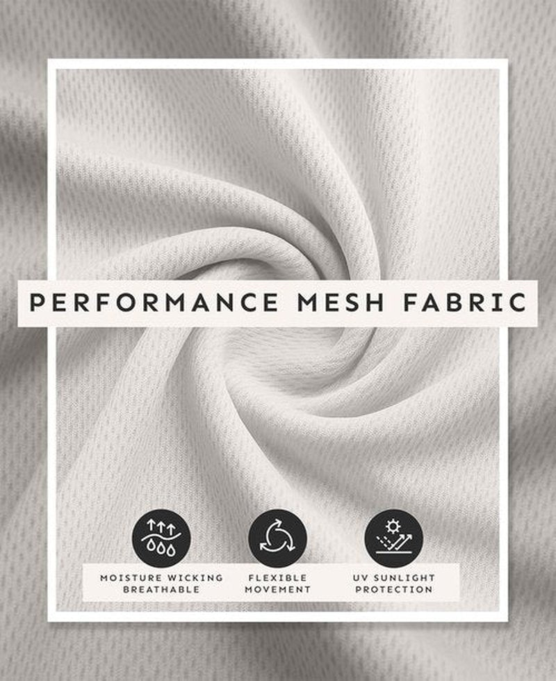 American Heaven Men's Crew Neck Mesh T-Shirts - Dry Fit Athletic Gym Tops | Multi-Pack Colors