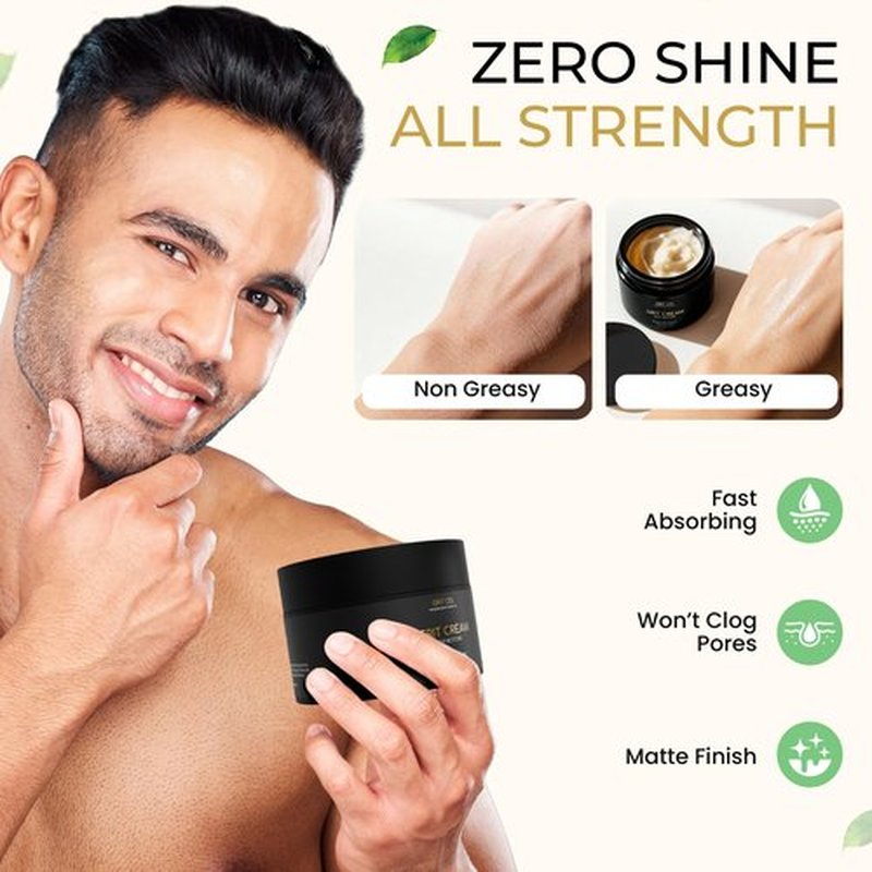 GRIT CO. Beef Tallow for Skin Anti-Aging Men's Face Cream – Grass-Fed Tallow Moisturizer for Men – Unscented Whipped Wrinkle Balm 3.4 oz
