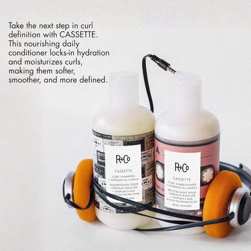 R+Co Cassette Curl Defining Conditioner - Lightweight Frizz Control & Shine - Sulfate-Free Vegan - 8.5 oz