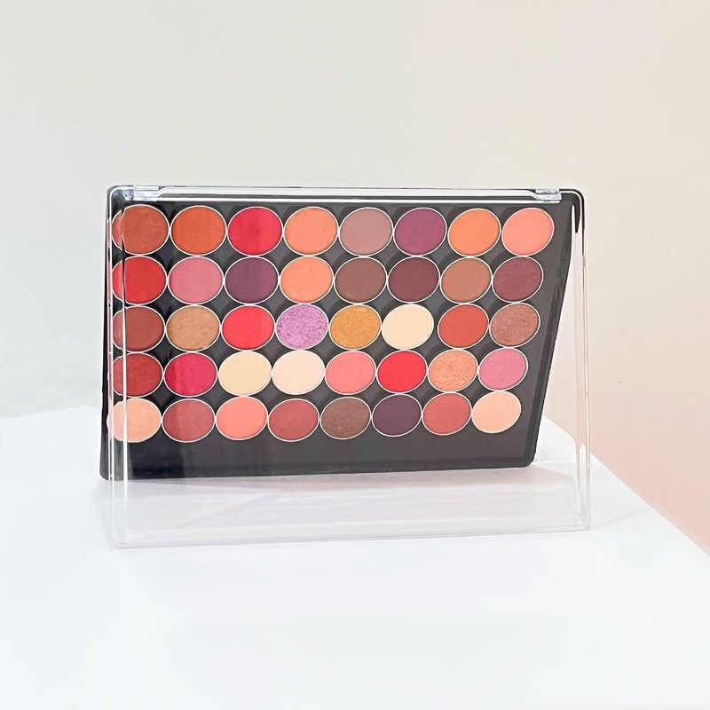 UDTIP XL Large Empty Magnetic Makeup Eyeshadow Palette with Clear Cover and 20pcs Adhesive Stickers for DIY Your Own Eyeshadow, Blush Palette 9.25'' x6.57''