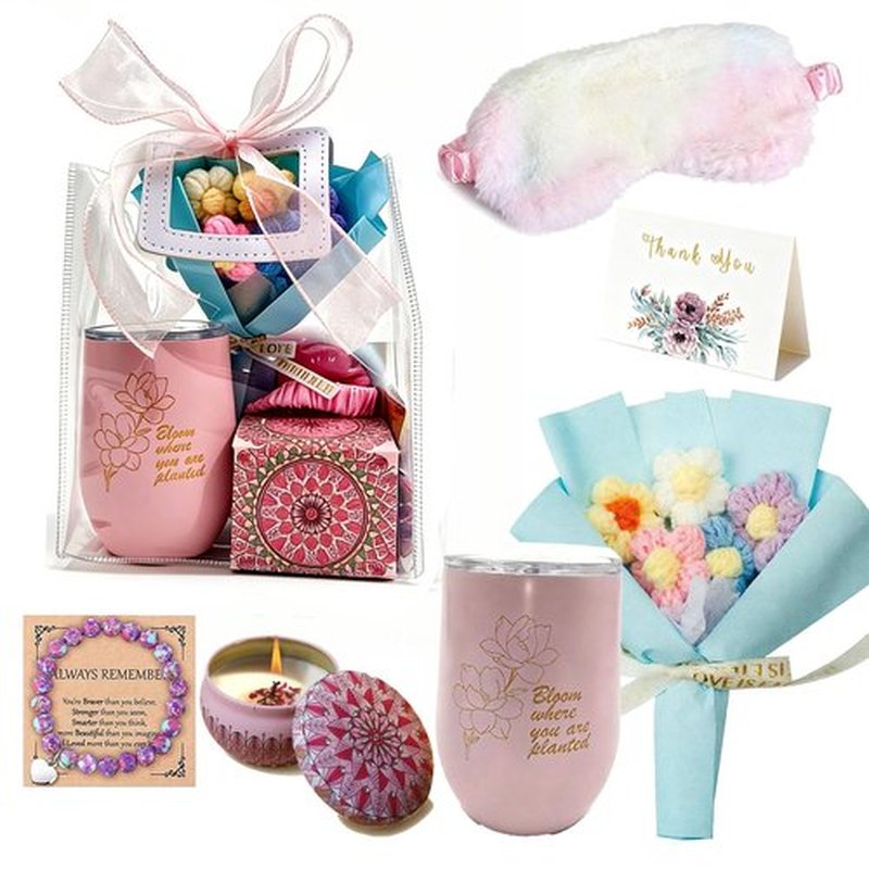 HJOCMLE Valentines Gifts for Women,6Pcs Get Well Soon Gift as Mothers Day Memorial Day Birthday Gifts Idear for Mom Grandma Wife Girlfriend Sister Friends