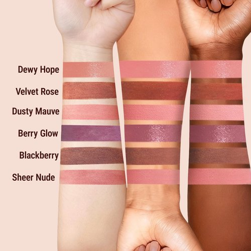 Exmiloo Liquid Blush - Lightweight Liquid Blush for Cheeks - Long-Lasting Liquid Matte Blush Makeup, Blendable & Buildable, Vegan & Cruelty-Free, Sheer Nude