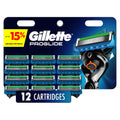 Gillette Fusion5 ProGlide Men's Razor Blades, 12 Blade Refills