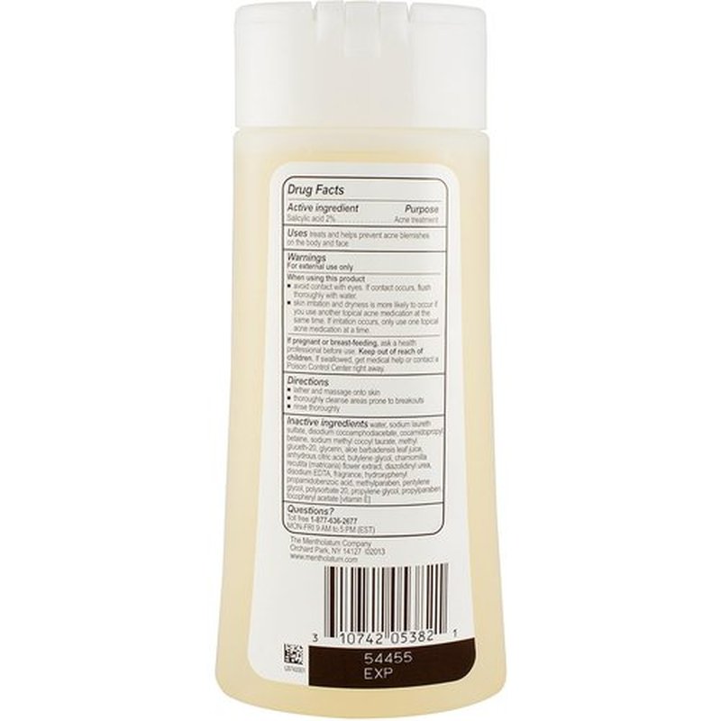 Phisoderm Anti-Blemish Body Wash - Clear Skin Formula | 10-Ounce Size