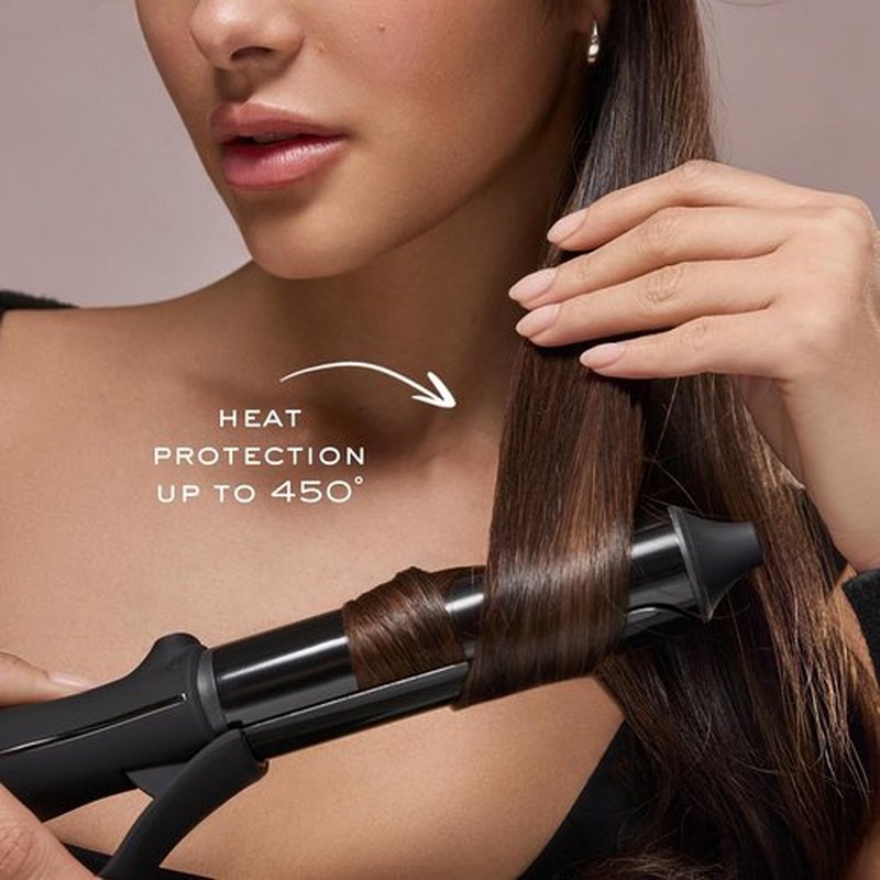 Kristin Ess Dry Heat Protectant Spray - Frizz Control & Shine Enhancer - Protects Hair Up to 450°F - Fresh Pear Scent (5 oz)