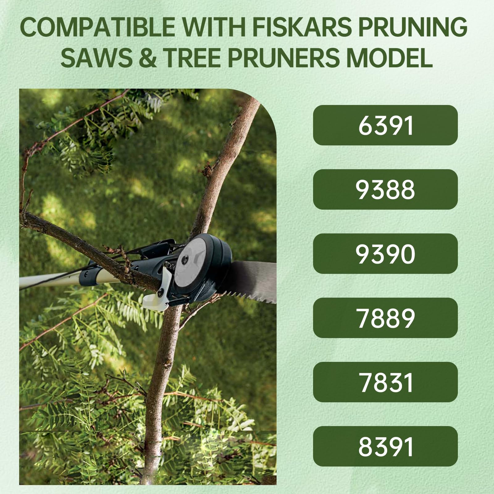 15" Pole Saw Blade for Fiskars Tree Pruner 6391 9388 9390 7889 7831 8391