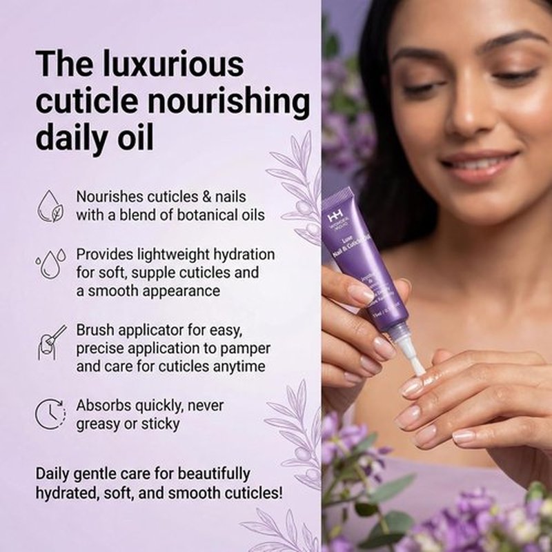 Skiennix Cuticle Oil Pen - Hydrating Nail Moisturizer with Jojoba Oil & Vitamin E | 15ml Portable Brush Pen
