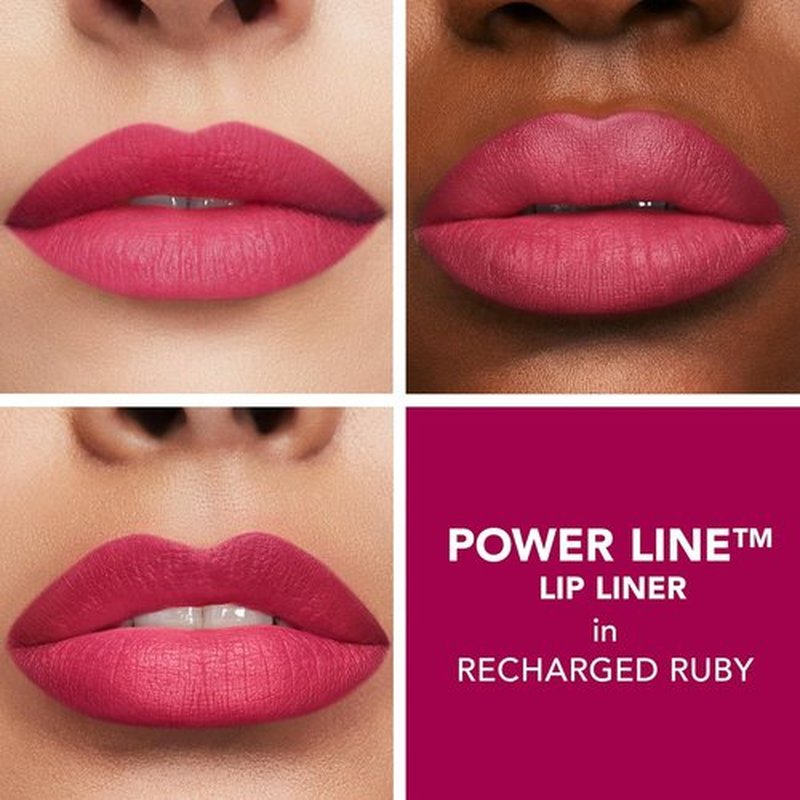 BUXOM Power Line Plumping Lip Liner - Long Lasting Waterproof Pencil with Moisturizing Peptides & Vitamin E