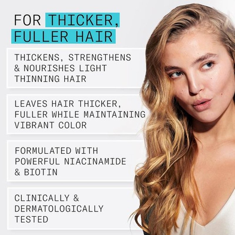 Nioxin System 3 Hair Thickening Leave-In Treatment - Nourish & Strengthen Colored, Dry, Damaged Hair with Niacinamide & Biotin