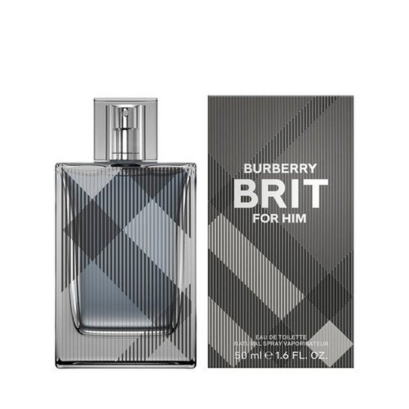 Burberry Brit Eau de Toilette - Woody Men's Cologne with Cedarwood & Tonka Bean - Long Lasting Fragrance