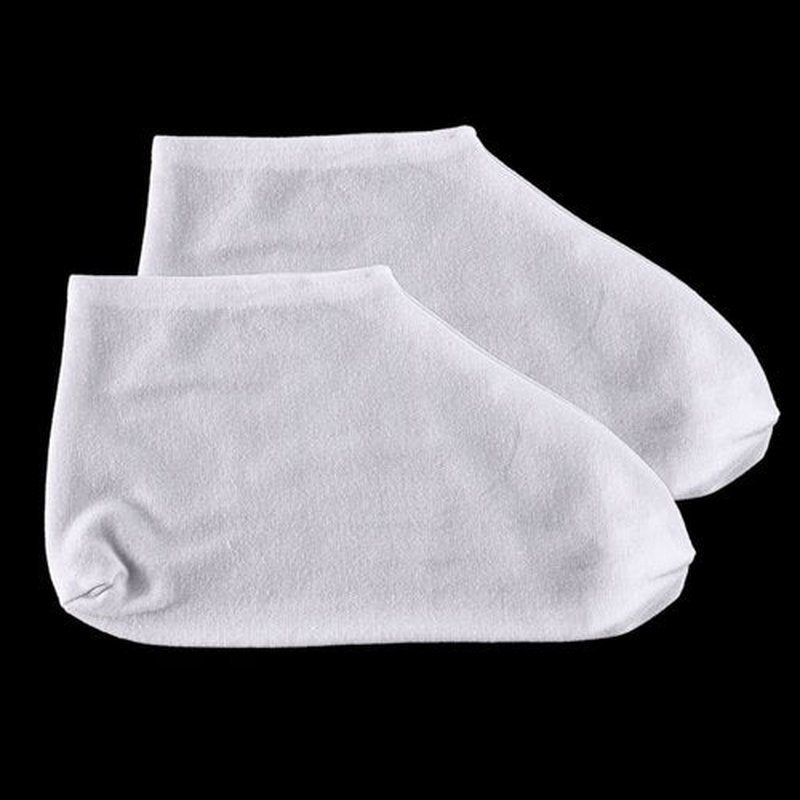 3 Pairs Cotton Socks Moisturizing Socks Women Lotion Sock for Dry Feet Overnight Cotton Foot Lotion Hoses Spa Overnight Absorbing Stockings for Dry Cracked Feet White Moisture Enhancing Hoses