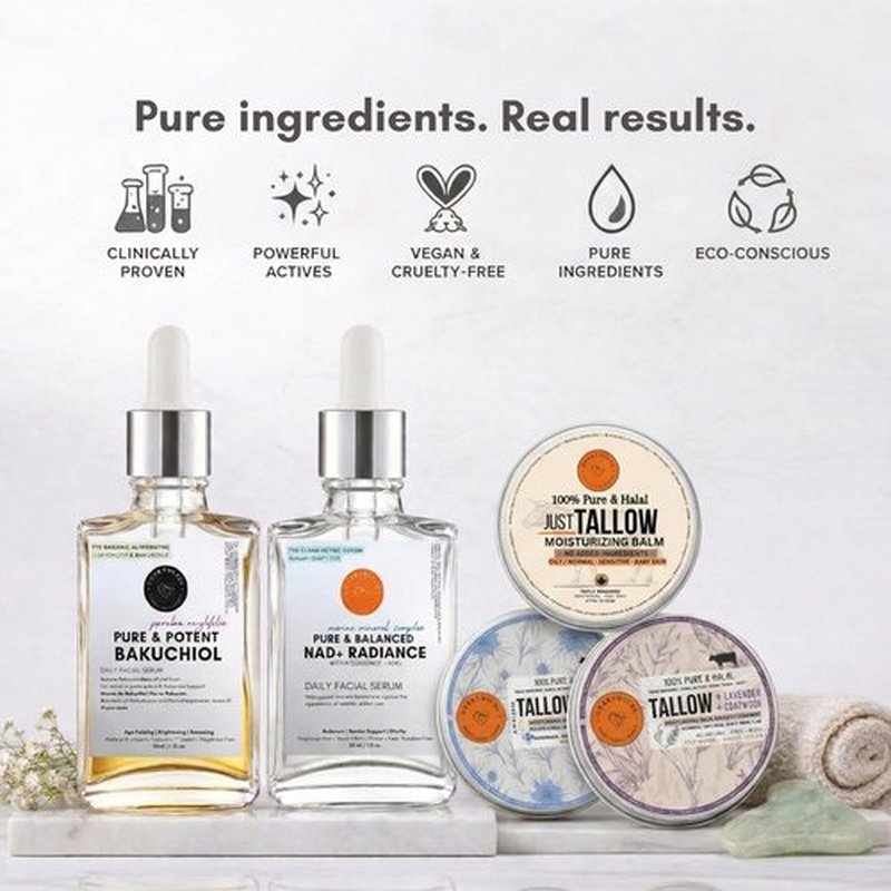 Hearthical Organic Oil-Based Bakuchiol Serum For Face | 1oz Natural Retinol Alternative for Glowing Skin | Brightening Serum For Face | 99% Pure Bakuchiol Oil with Jojoba & Sea Buckthorn | Made In USA