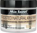 Mia Secret Frosted Natural Acrylic Powder MADE IN USA multiple sizes (2 oz.)