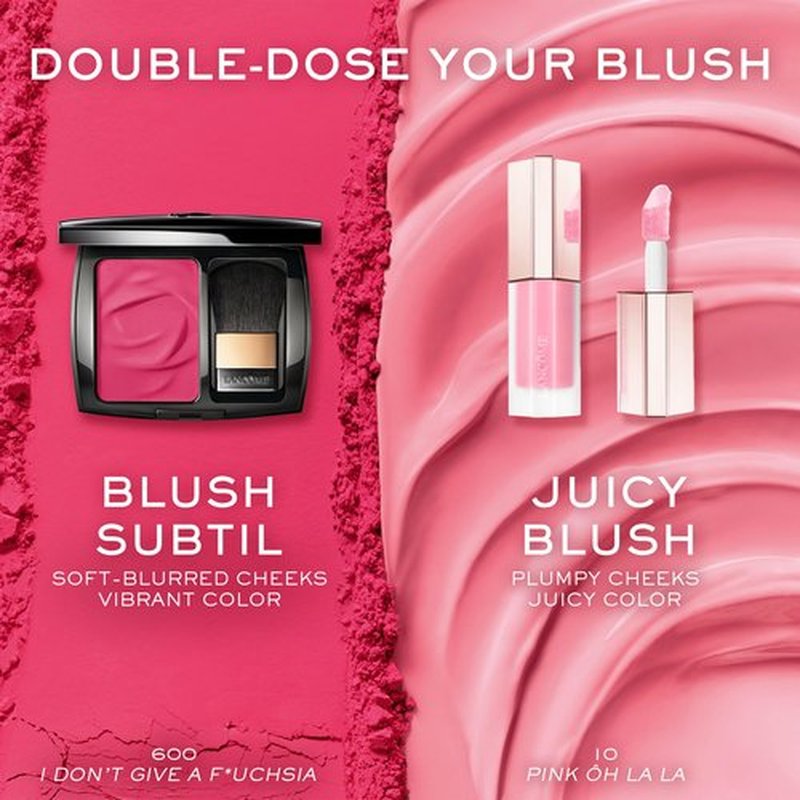 Lancôme Skin Idôle Juicy Liquid Blush - Weightless Liquid Blush with Soft Matte Finish - Buildable & Breathable - Shade 90: Berry Bisou