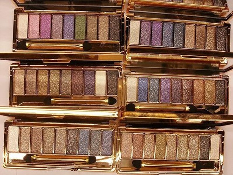 Impeccablery Glitter Eyeshadow Palette,9-Color Shimmer Eyeshadow Makeup Set with Highly Pigmented, Waterproof & Long-Lasting Metallic Sparkle (9-color)