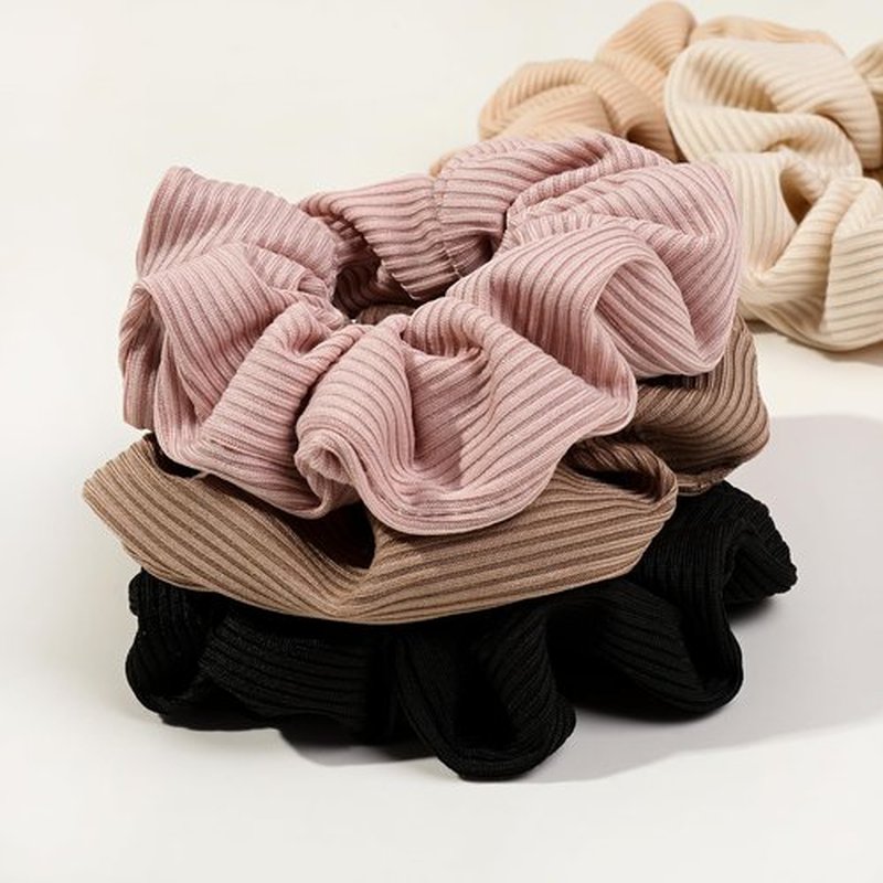 8 Hair Scrunchies for Women - Hair Ties No Damage Both for Thick Hair or Thin Hair Curl Hair No Crease Scrunchies Ponytail Holder No Hurt Your Hair