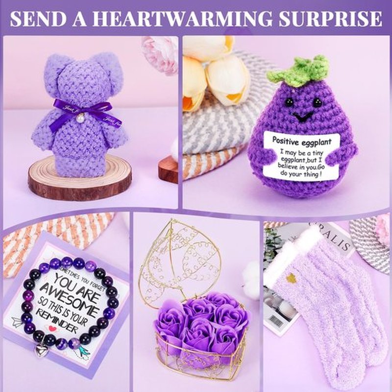 Birthday Gift for Women, Self Care Get Well Soon Gifts, Lavender Relaxing Spa Basket Care Package w/ Flannel Blanket 40 oz Tumbler, Unique Teacher Mother's Day Gifts for Mom Her Friend Sister Wife