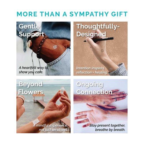LumenKind Light Through Loss Pack - Mindful Marks - Ideal Gift for Grief, Loss and Healing - Sympathy Gifts for Loss of Loved One - 36 Intention Marks - Remembrance & Bereavement Gift for Grieving