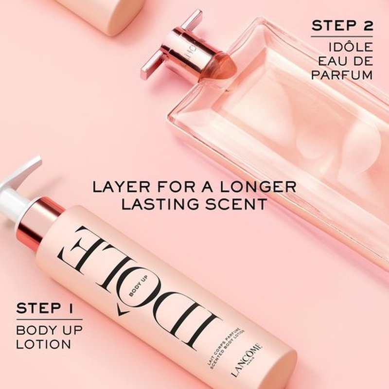 Lancôme Idôle Body Up Scented Body Lotion - Lightweight & Hydrating with a Clean & Fresh Floral Scent - 6.7 Fl Oz
