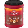 Folgers Toasty Hazelnut Artificially Flavored Ground Coffee, 6 Canisters